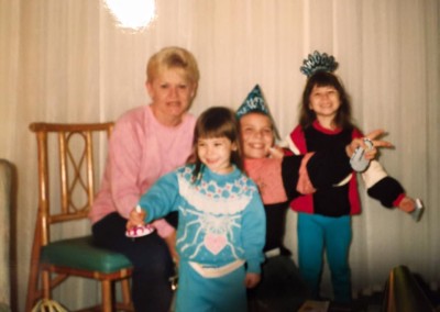 Joyce Boyton and the grandkids