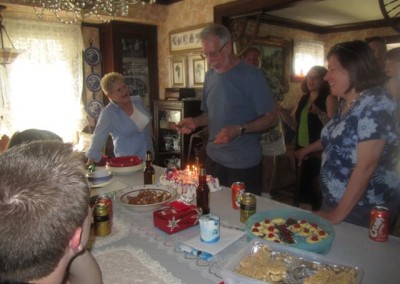 Celebrating Jon's birthday